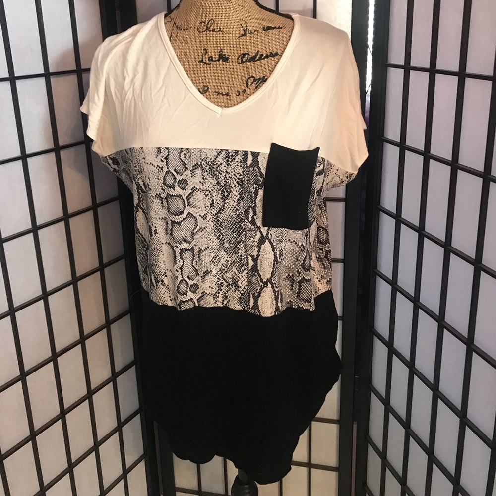 V neck tee shirt